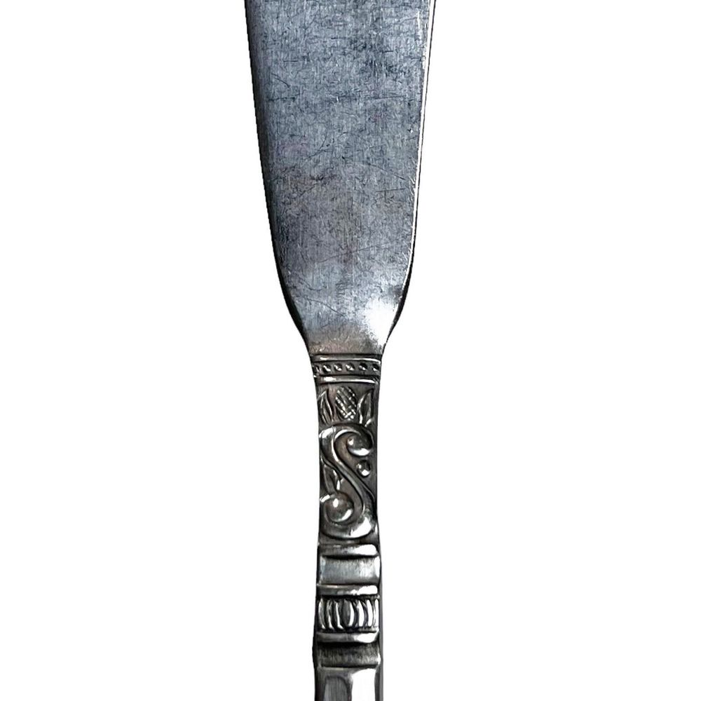 Vintage Orleans Stainless Korea Stacie Pattern Butter Knife